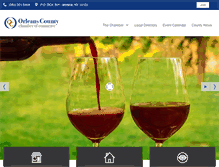 Tablet Screenshot of orleanschamber.com